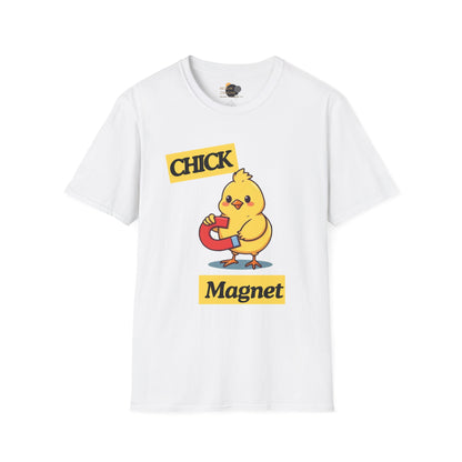 Chick Magnet T-Shirt, Cute Unisex Tee, Funny Gift for Kids or Adults, Spring and Easter Apparel, Softstyle Graphic Shirt