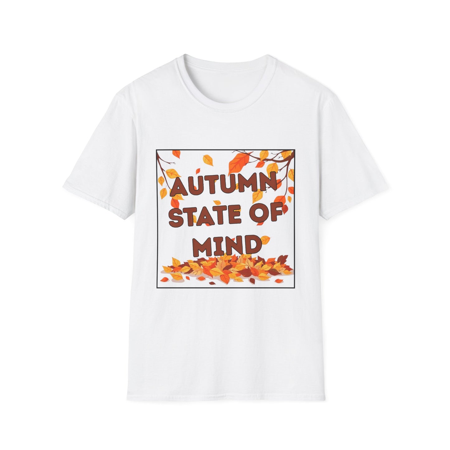 Autumn State of Mind T-Shirt, Unisex Tee, Fall Fashion, Seasonal Wear, Cozy Autumn Style, Perfect Gift for Thanksgiving