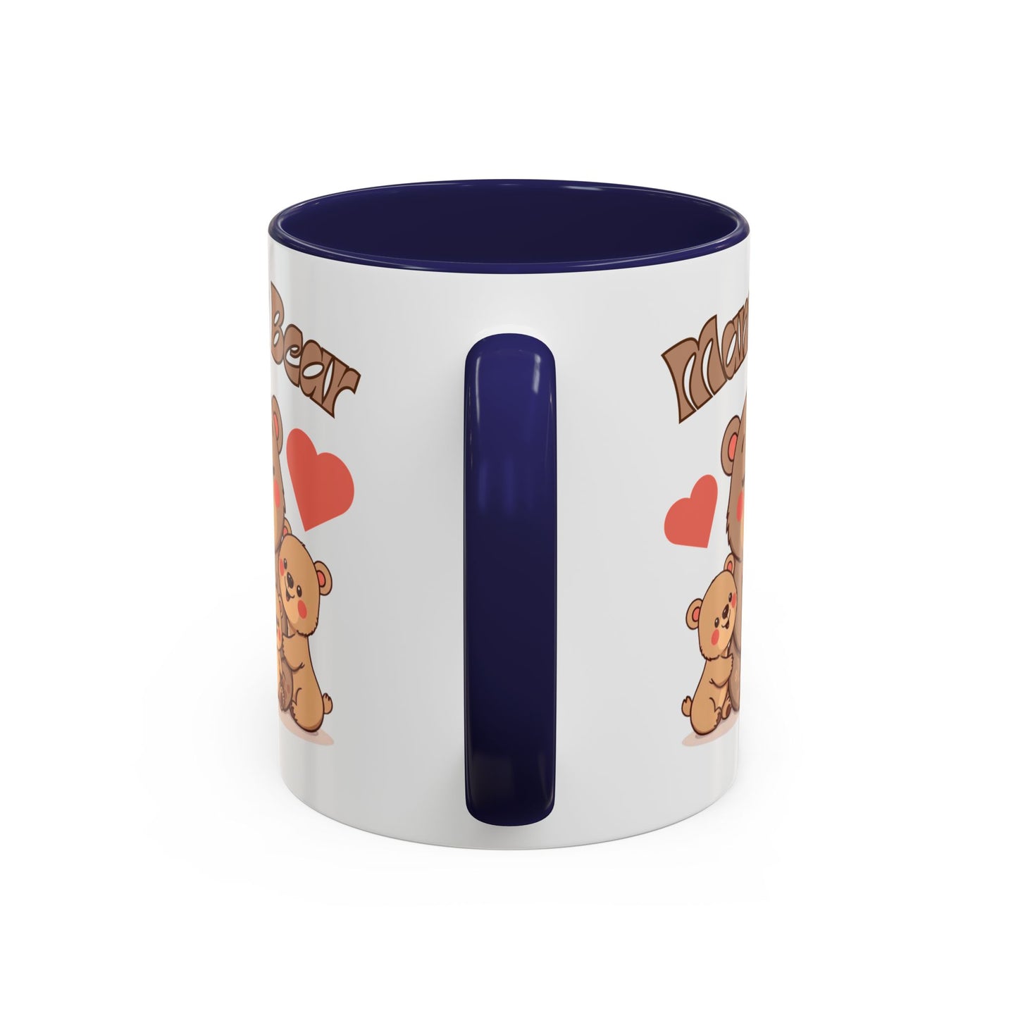 Mama Bear Accent Coffee Mug – Perfect Gift for Moms, Cute Bear Design, Tea or Coffee Lover, Mother’s Day, Birthday, Baby Shower