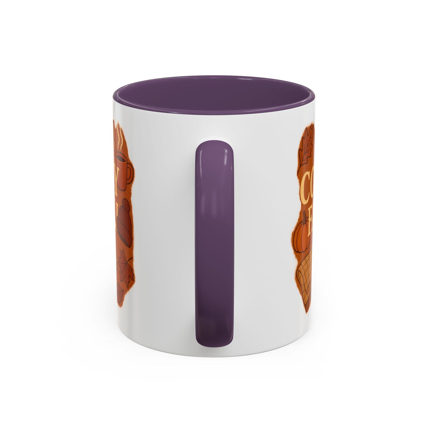 Cozy Fall Accent Coffee Mug | Seasonal Drinkware | Autumn Vibes | Perfect Gift for Fall | Home Decor | Coffee Lover's Companion