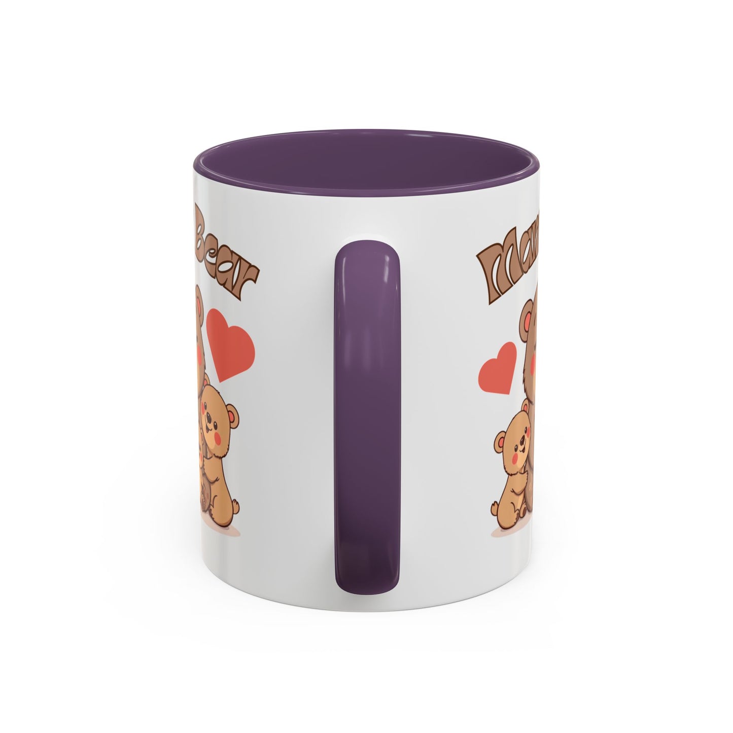 Mama Bear Accent Coffee Mug – Perfect Gift for Moms, Cute Bear Design, Tea or Coffee Lover, Mother’s Day, Birthday, Baby Shower