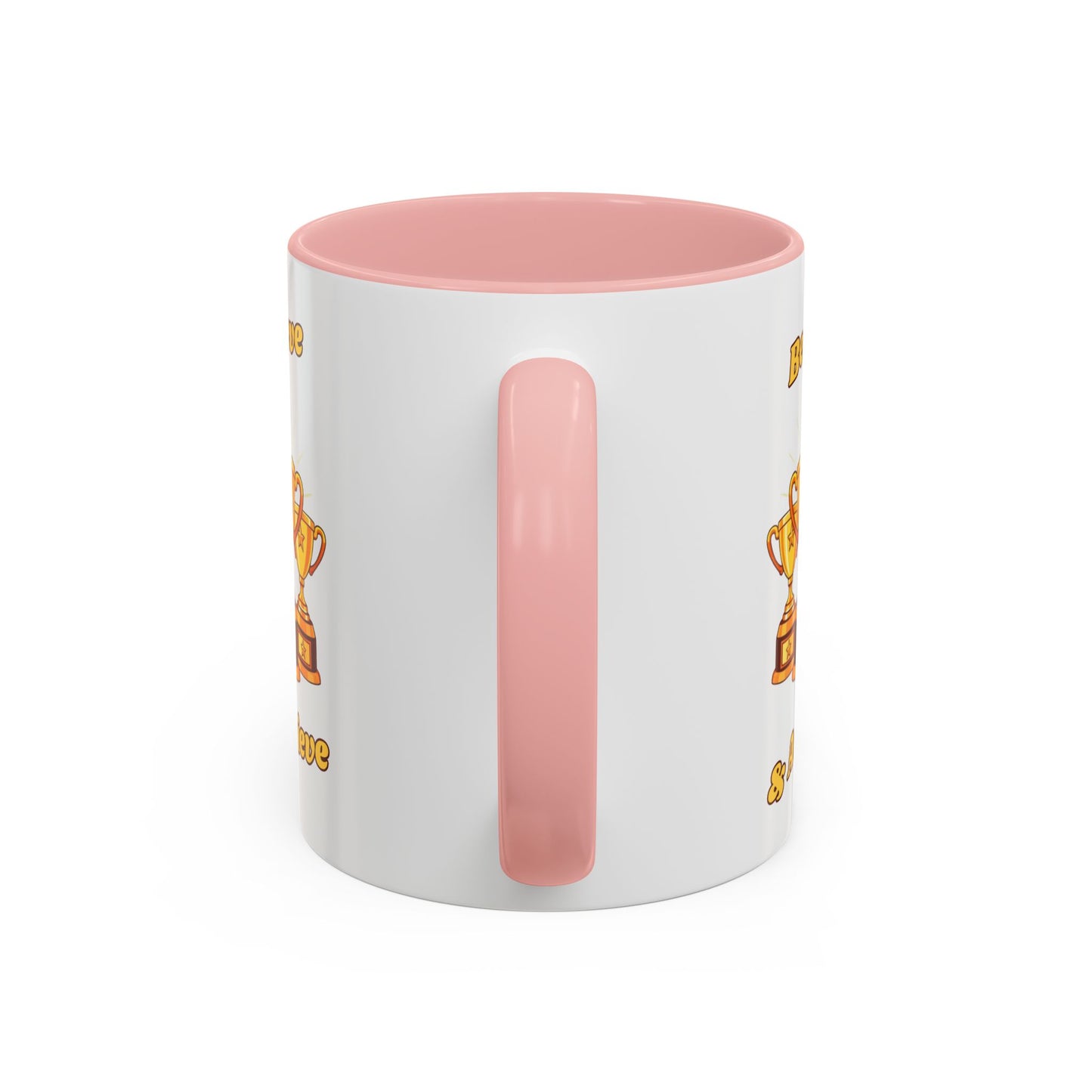 Award-Winning Coffee Mug, Believe & Achieve Cup, Motivational Gift for Winners, Sports, Achievements, Graduation