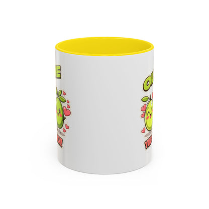 Olive You So Much Accent Coffee Mug, Valentines Day