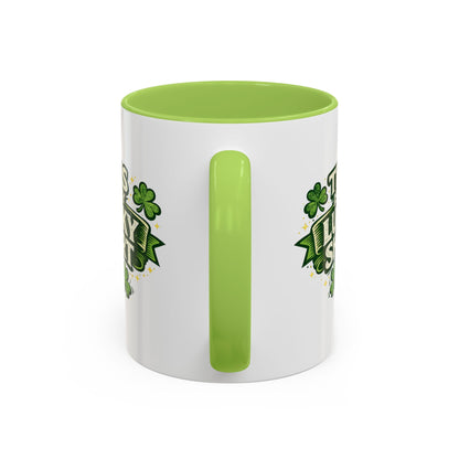 Lucky Shirt Coffee Mug — "This Is My Lucky Shirt" St. Patrick’s Day Accent Mug