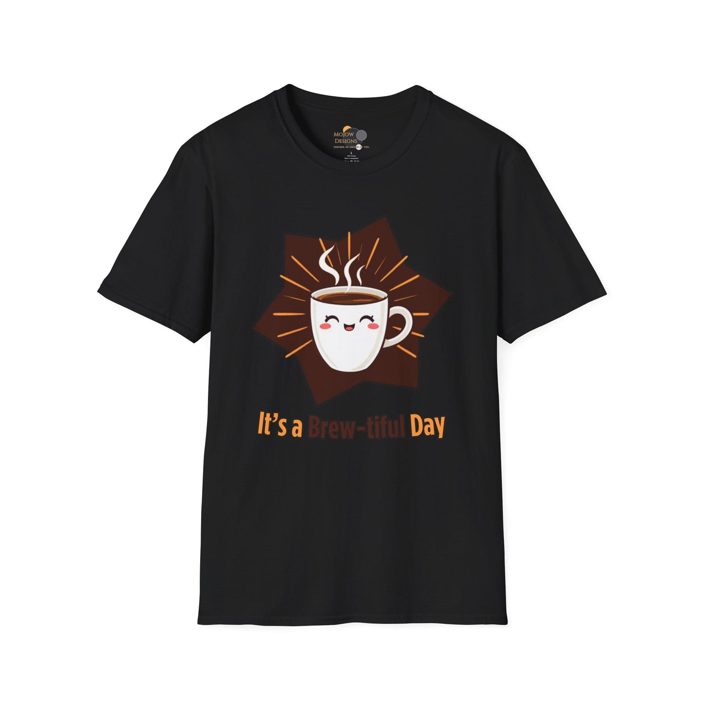 Unisex Coffee Lover T-Shirt, It's a Brew-tiful Day Tee, Gift for Baristas, Cute Coffee Shirt, Casual Everyday Wear, Birthday Gift