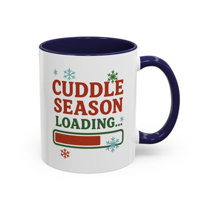 Cuddle Season Loading Coffee Mug — Holiday Hot Cocoa Gift Christmas