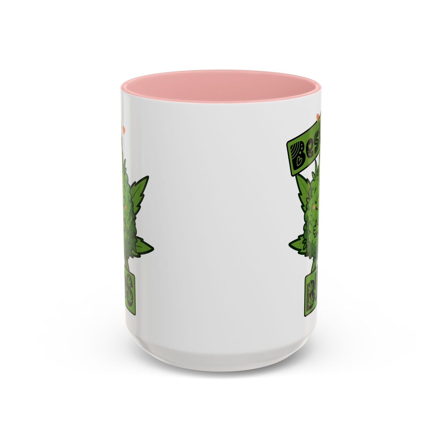 Best Buds Accent Coffee Mug, Cute Plant Mug, Gift for Plant Lovers, Pothead Gifts, Cannabusiness Mug