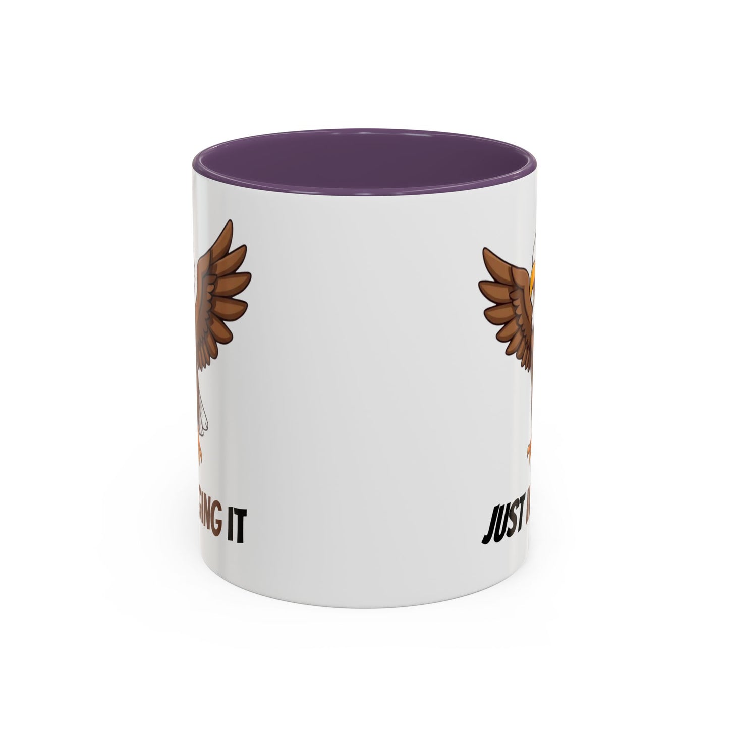 Just Winging It Coffee Mug - Fun Eagle Design, Motivational Mug, Perfect for Gifts, Coffee Lovers, Home Office, Quirky Drinkware