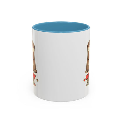 I'm Otterly in Love Accent Coffee Mug — Cute Otter Coffee Cup for Animal Lovers, Valentines Day