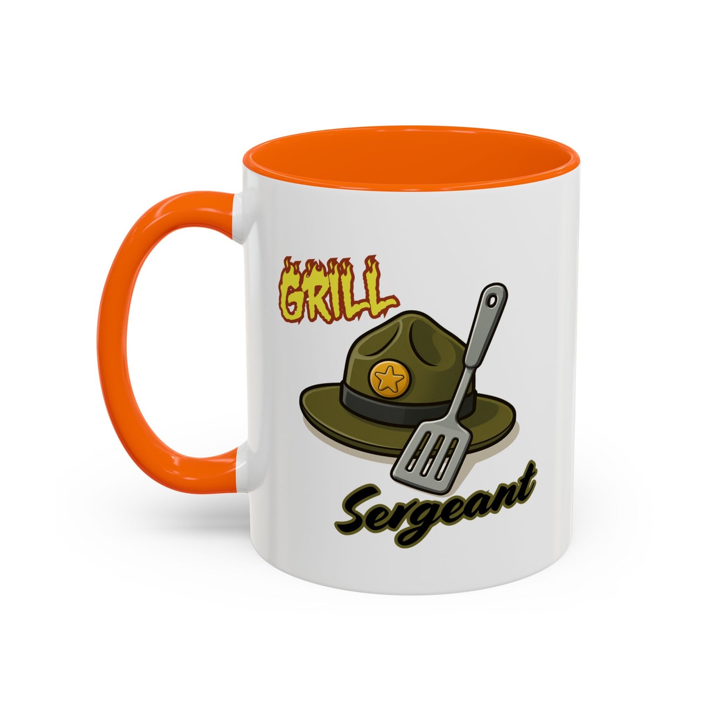 Grill Sergeant Coffee Mug | Funny Cooking Gift | Dad Mug | BBQ Lover Gift | Kitchen Decor | Father's Day Gift