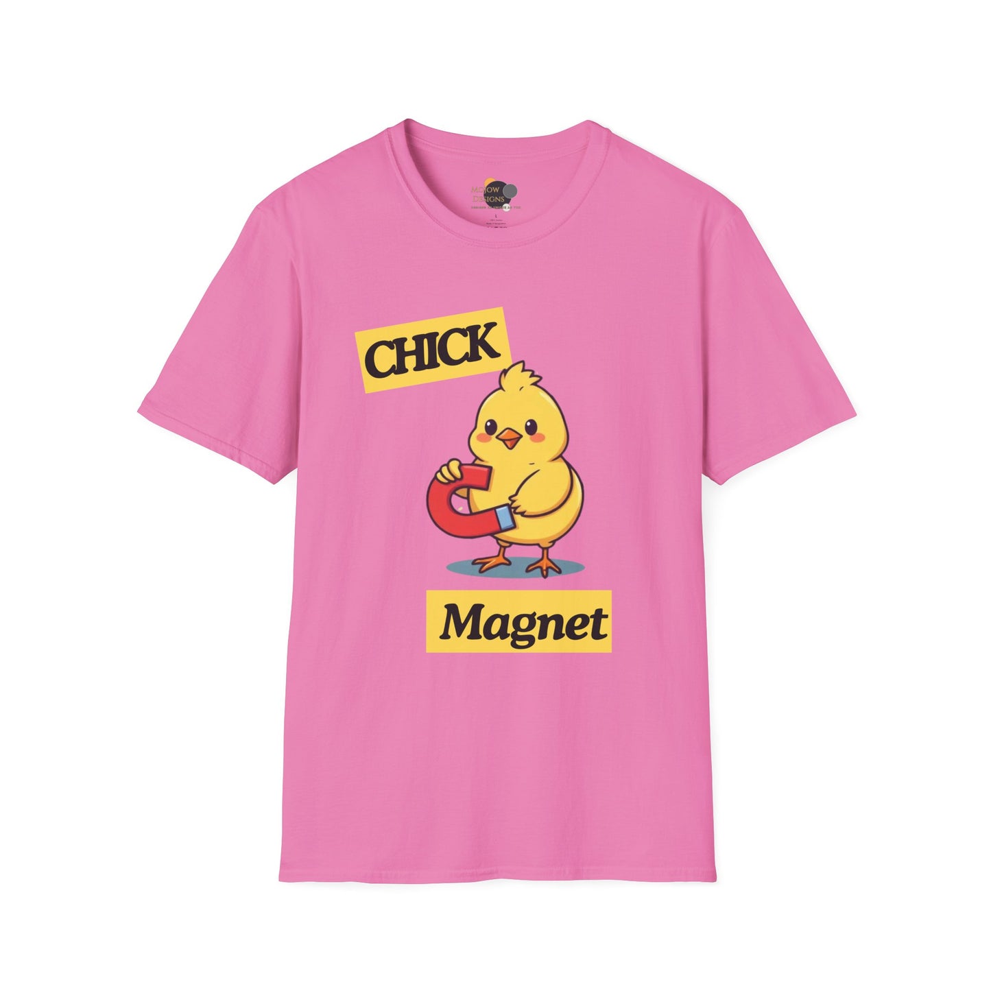 Chick Magnet T-Shirt, Cute Unisex Tee, Funny Gift for Kids or Adults, Spring and Easter Apparel, Softstyle Graphic Shirt