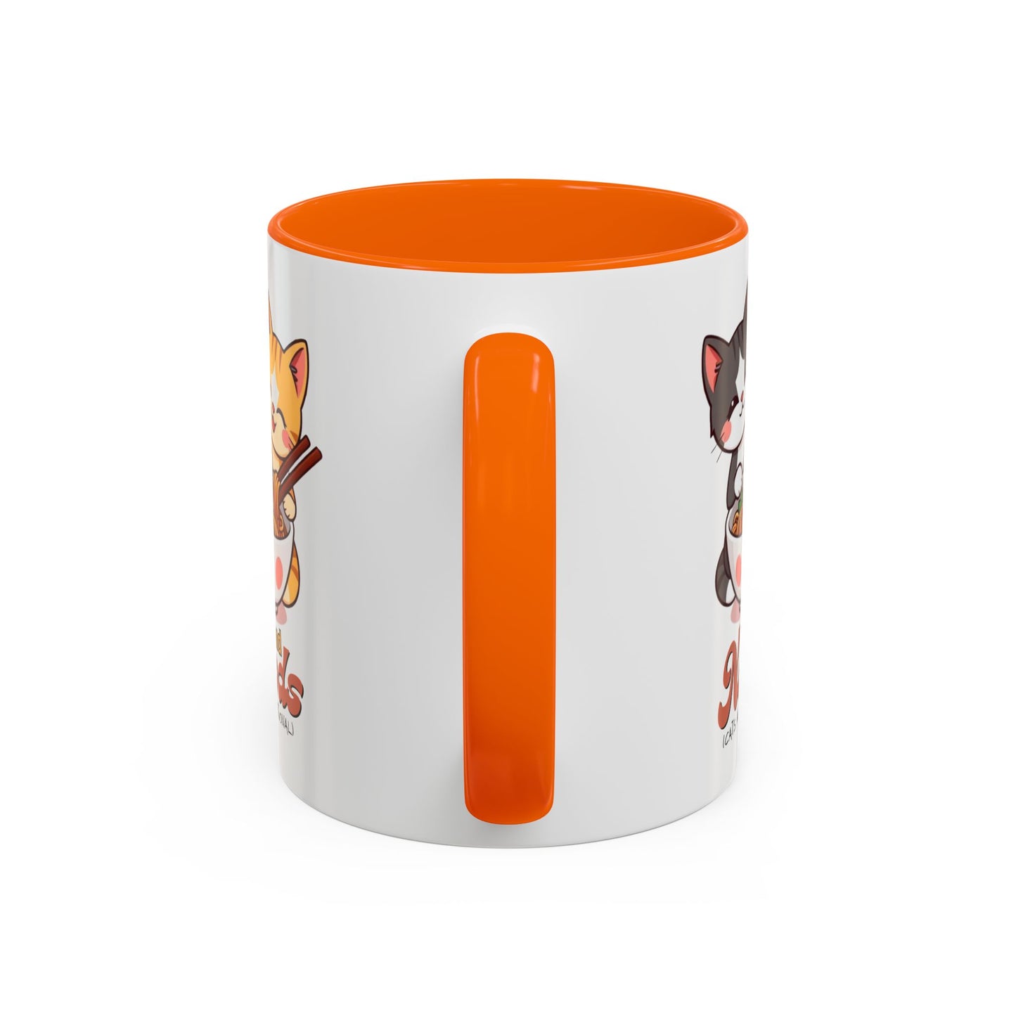 Cute Cat-Themed Coffee Mug, Send Noods Mug, Fun Gift for Cat Lovers, Unique Kitchen Decor, Perfect for Birthdays or Holidays