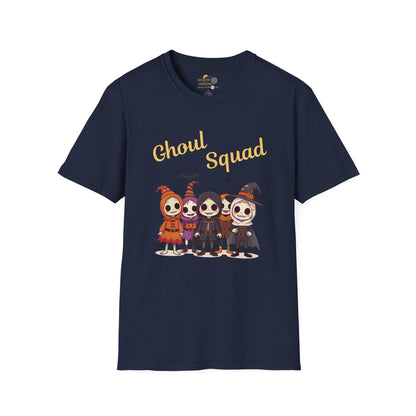 Unisex Ghoul Squad T-Shirt, Halloween Tee, Boo Crew Shirt, Spooky Season Apparel, Ghostly Friends Top, Fall