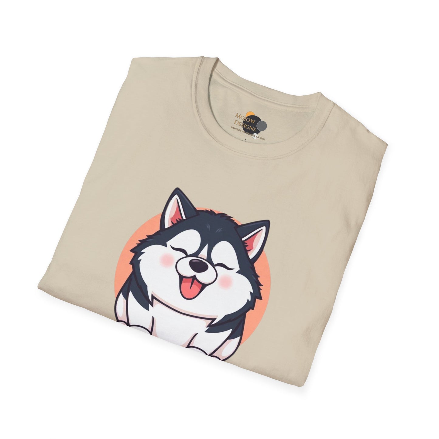 Cute Husky T-Shirt, Unisex Dog Lover Tee, Pet Owner Gift, Summer Apparel, Funny Animal Shirt, Casual Wear
