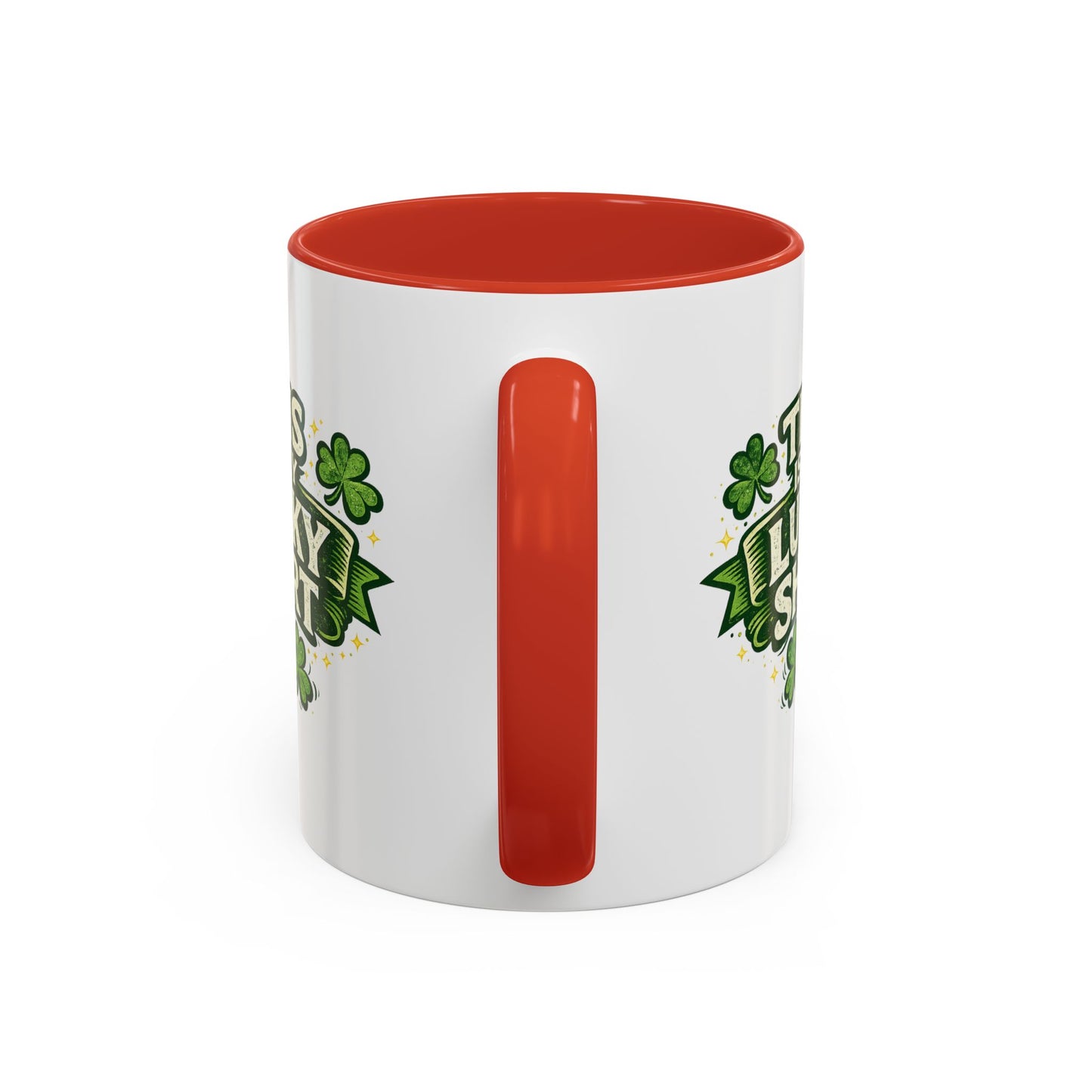 Lucky Shirt Coffee Mug — "This Is My Lucky Shirt" St. Patrick’s Day Accent Mug