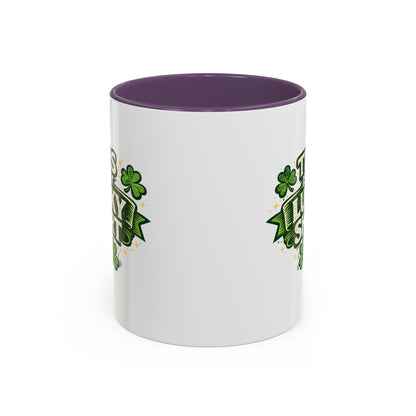 Lucky Shirt Coffee Mug — "This Is My Lucky Shirt" St. Patrick’s Day Accent Mug