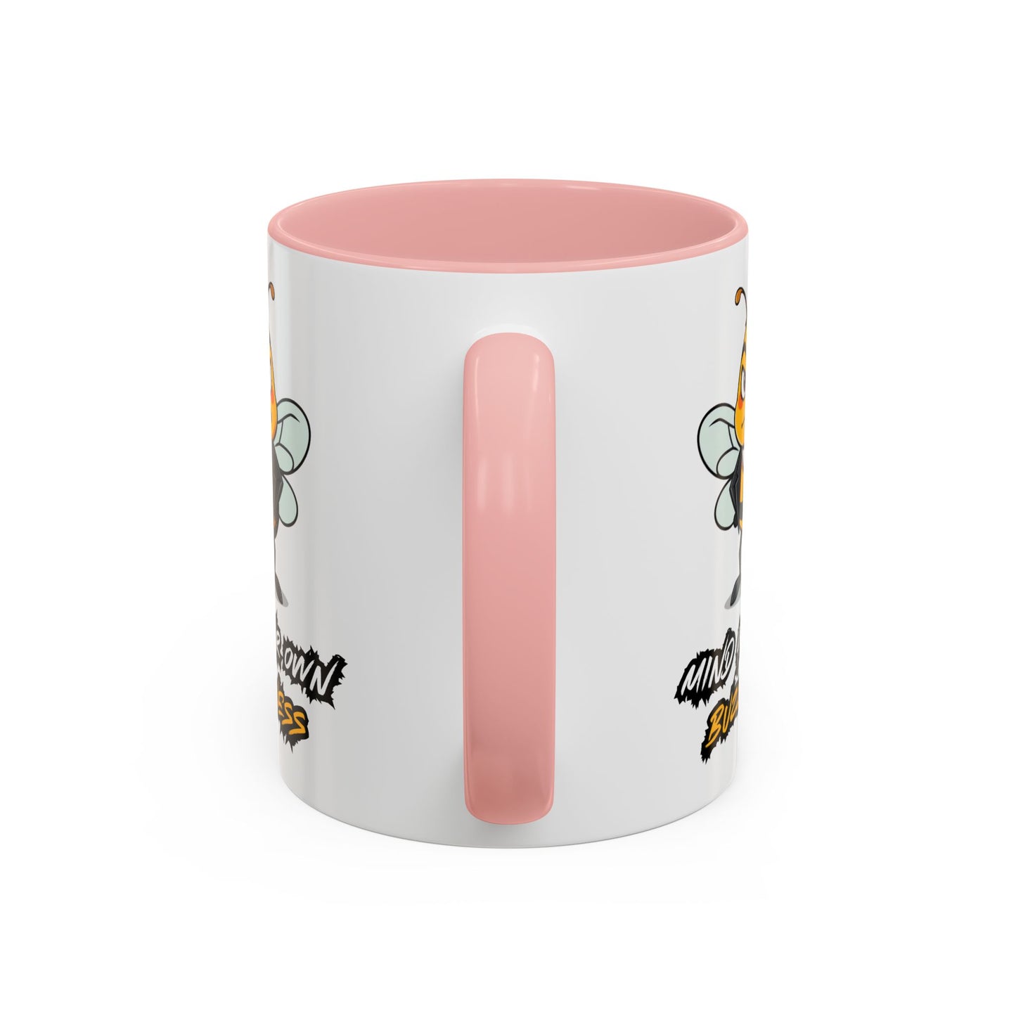 Mind Your Own Buzz-ness Accent Coffee Mug | Funny Bee Gift for Coffee Lovers, Bee Lover Mug, Humorous Kitchen Decor, Perfect for Gifts, Spring Time