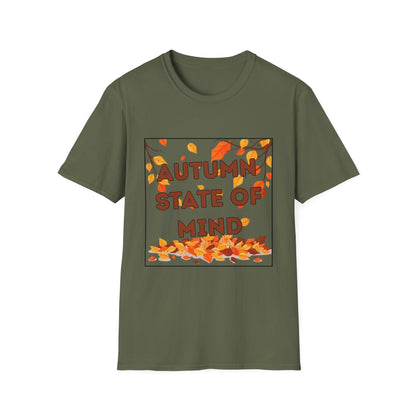 Autumn State of Mind T-Shirt, Unisex Tee, Fall Fashion, Seasonal Wear, Cozy Autumn Style, Perfect Gift for Thanksgiving
