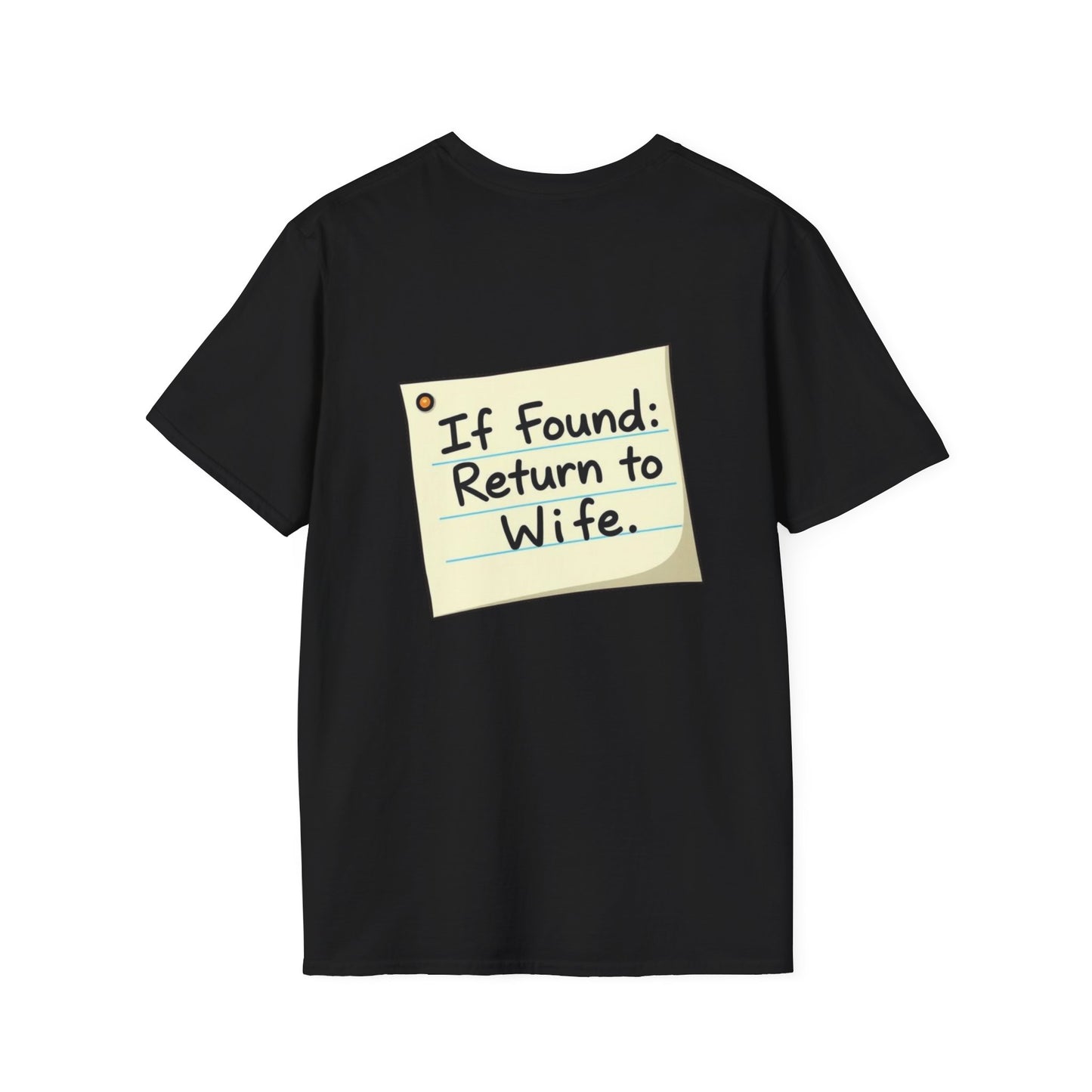 Return To Wife T-Shirt, Funny Husband Shirt, Gift for Him, Humor Apparel, Quirky Tee, Anniversary Present, Casual Wear