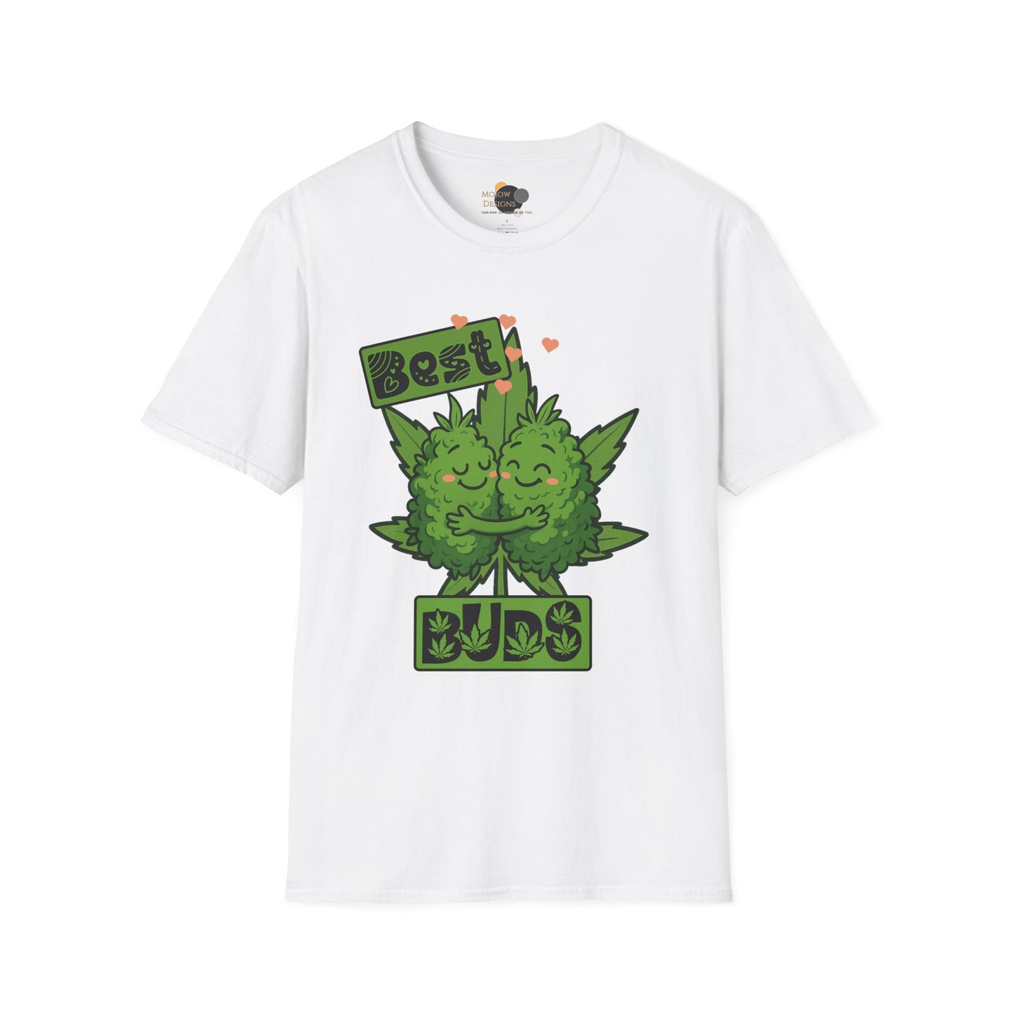 Best Buds Unisex Softstyle T-Shirt, Funny Marijuana Tee, Gift for Stoner Friends, Cannabis Lovers Apparel, 420 Celebration Shirt