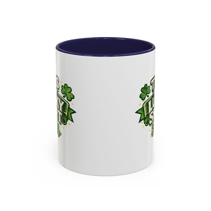 Lucky Shirt Coffee Mug — "This Is My Lucky Shirt" St. Patrick’s Day Accent Mug