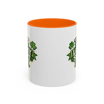 Lucky Shirt Coffee Mug — "This Is My Lucky Shirt" St. Patrick’s Day Accent Mug