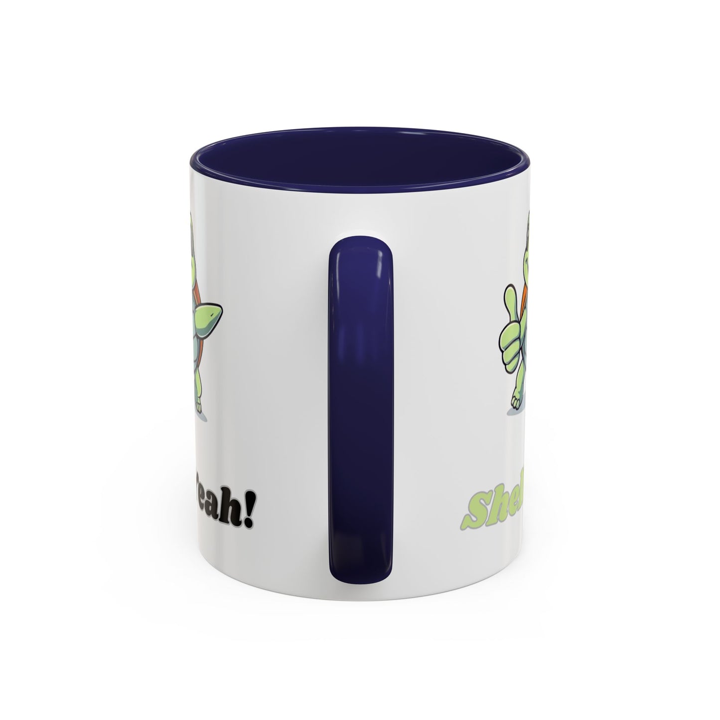 Cheerful Coffee Mug, Shell Yeah! Turtle Mug, Fun Gift for Kids, Cute Kitchen Decor, Positive Vibe Cup, Animal Lover Gift
