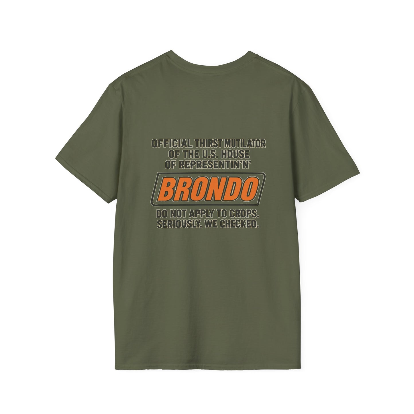 Unisex Brondo Softstyle T-Shirt - Retro Vintage Vibe, Perfect Gift for Fans, Casual Wear, Summer Events, Fun Party Outfit