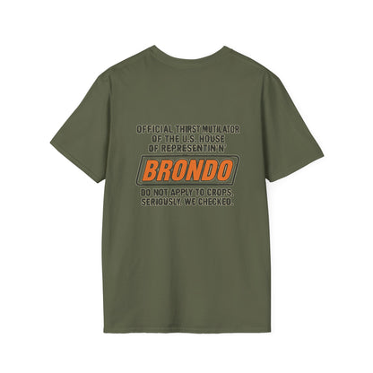 Unisex Brondo Softstyle T-Shirt - Retro Vintage Vibe, Perfect Gift for Fans, Casual Wear, Summer Events, Fun Party Outfit