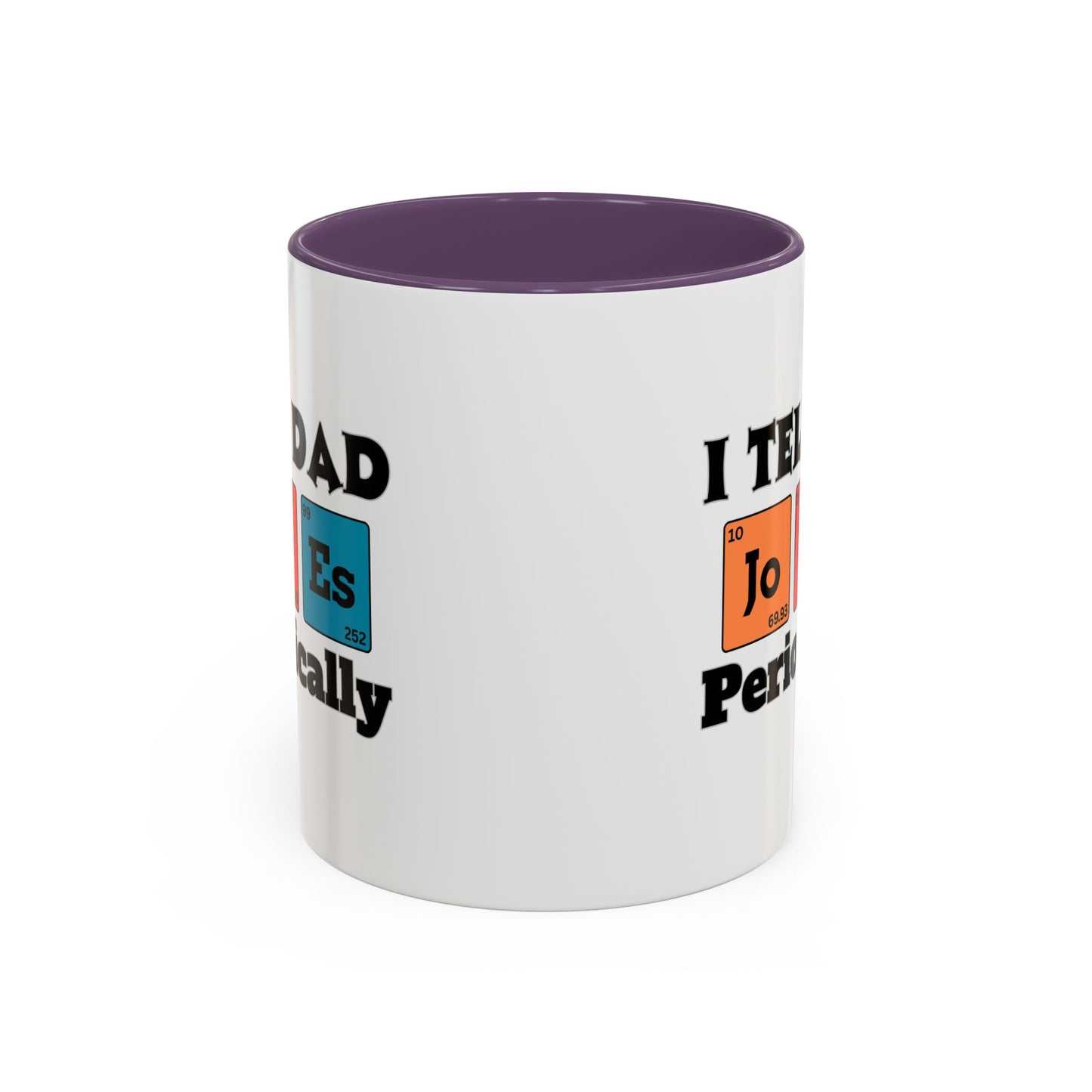 Funny Chemistry Dad Coffee Mug, Gift for Father's Day, Science Lover Mug, Dad Joke Mug, Periodic Table Design