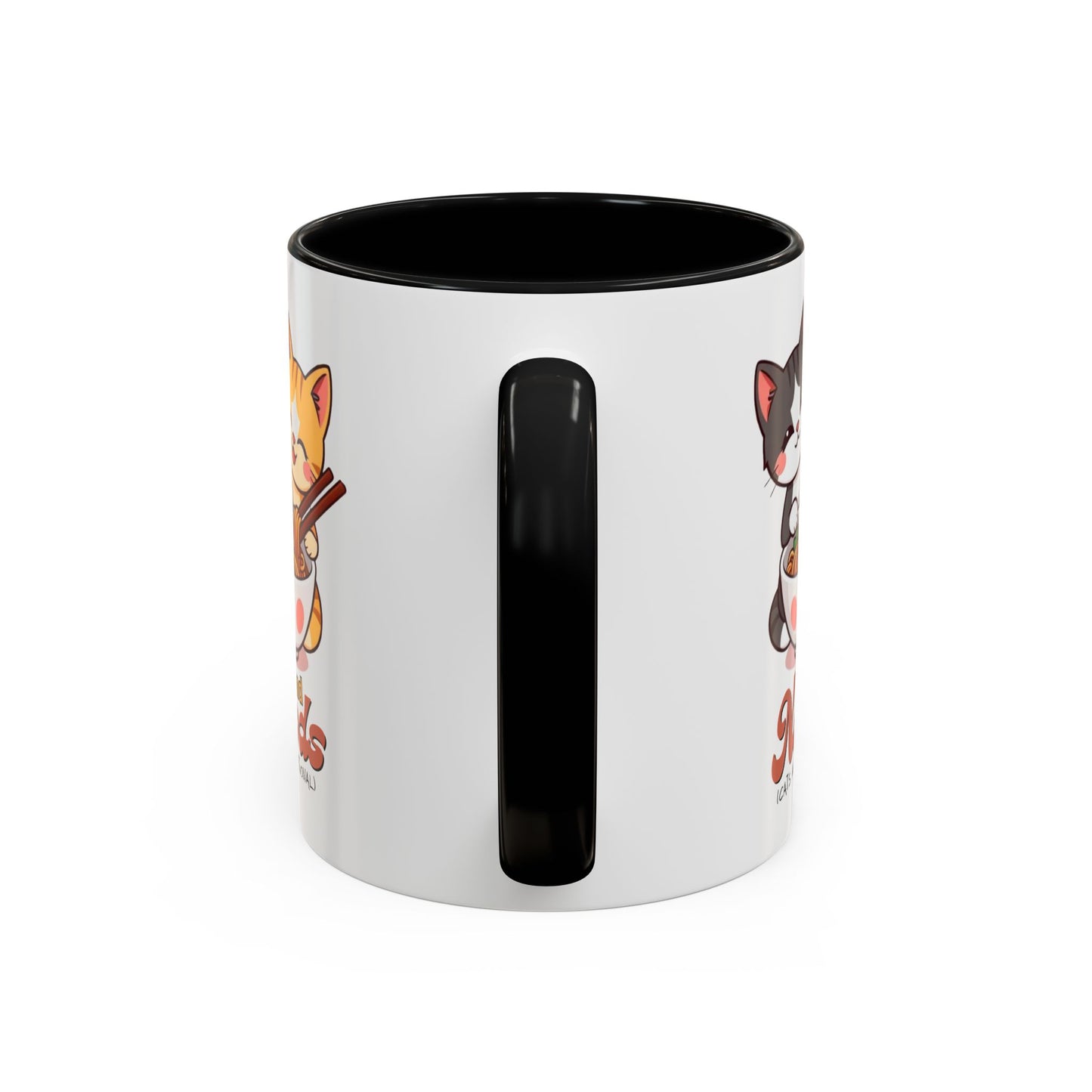 Cute Cat-Themed Coffee Mug, Send Noods Mug, Fun Gift for Cat Lovers, Unique Kitchen Decor, Perfect for Birthdays or Holidays