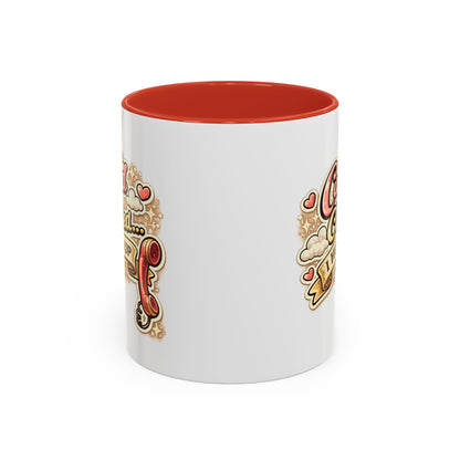 Cupid Called... I Hung Up Coffee Mug — Funny Valentine’s Day Accent Mug