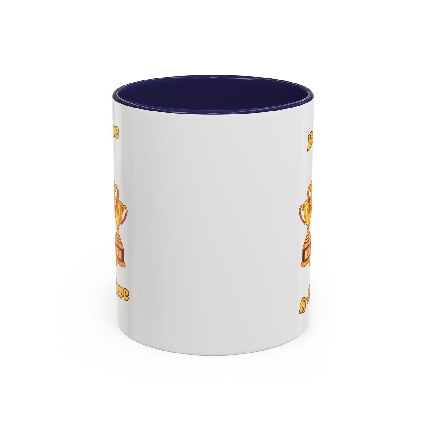 Award-Winning Coffee Mug, Believe & Achieve Cup, Motivational Gift for Winners, Sports, Achievements, Graduation