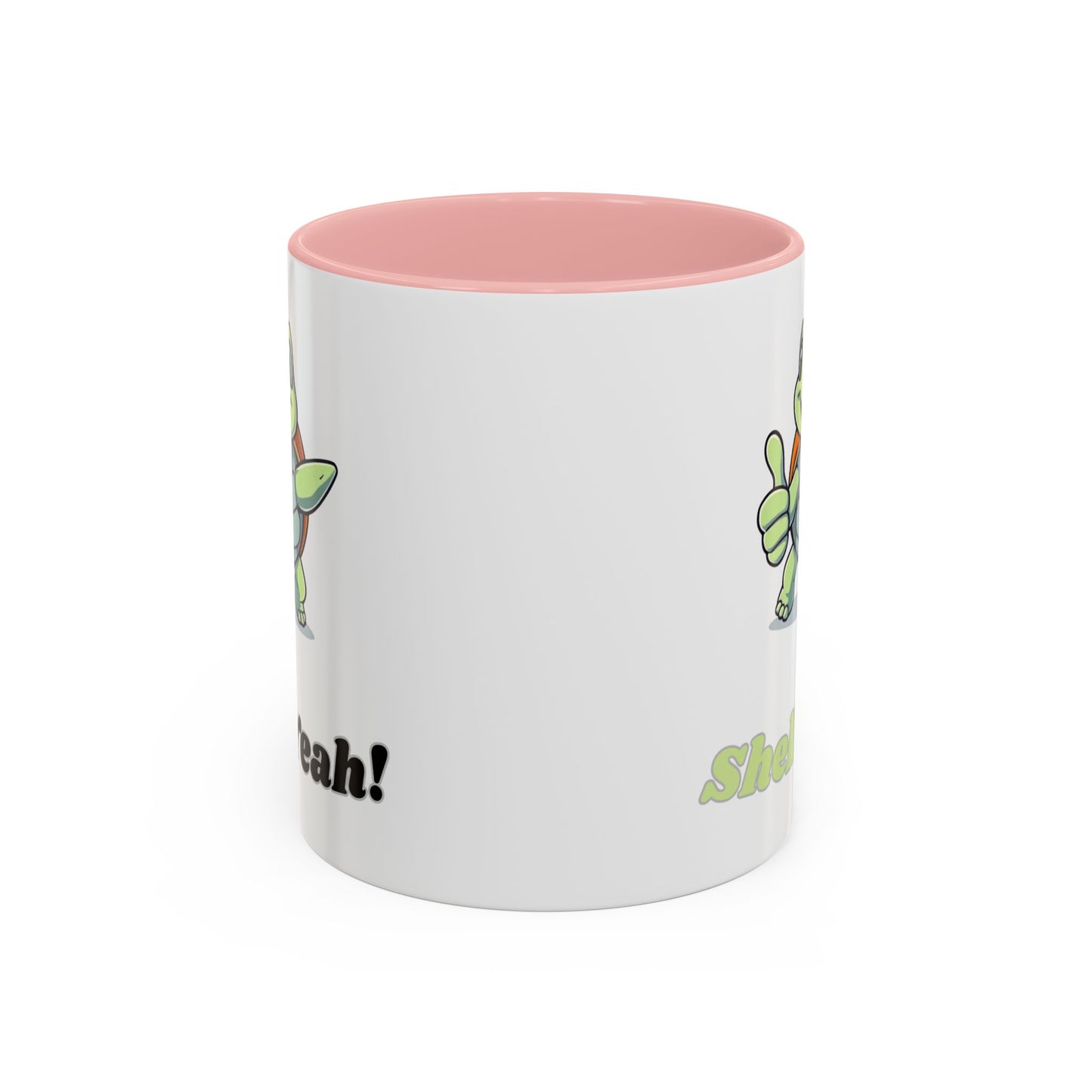 Cheerful Coffee Mug, Shell Yeah! Turtle Mug, Fun Gift for Kids, Cute Kitchen Decor, Positive Vibe Cup, Animal Lover Gift