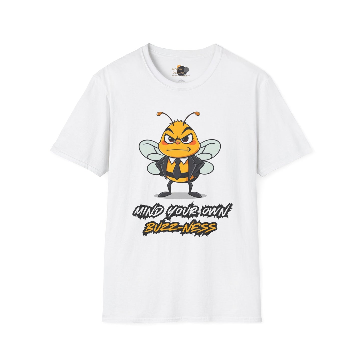 Funny Bee Graphic Tee, Mind Your Own Buzz-ness Shirt, Unisex Casual T-Shirt for Gift, Humor Apparel, Summer Wear, Spring Time