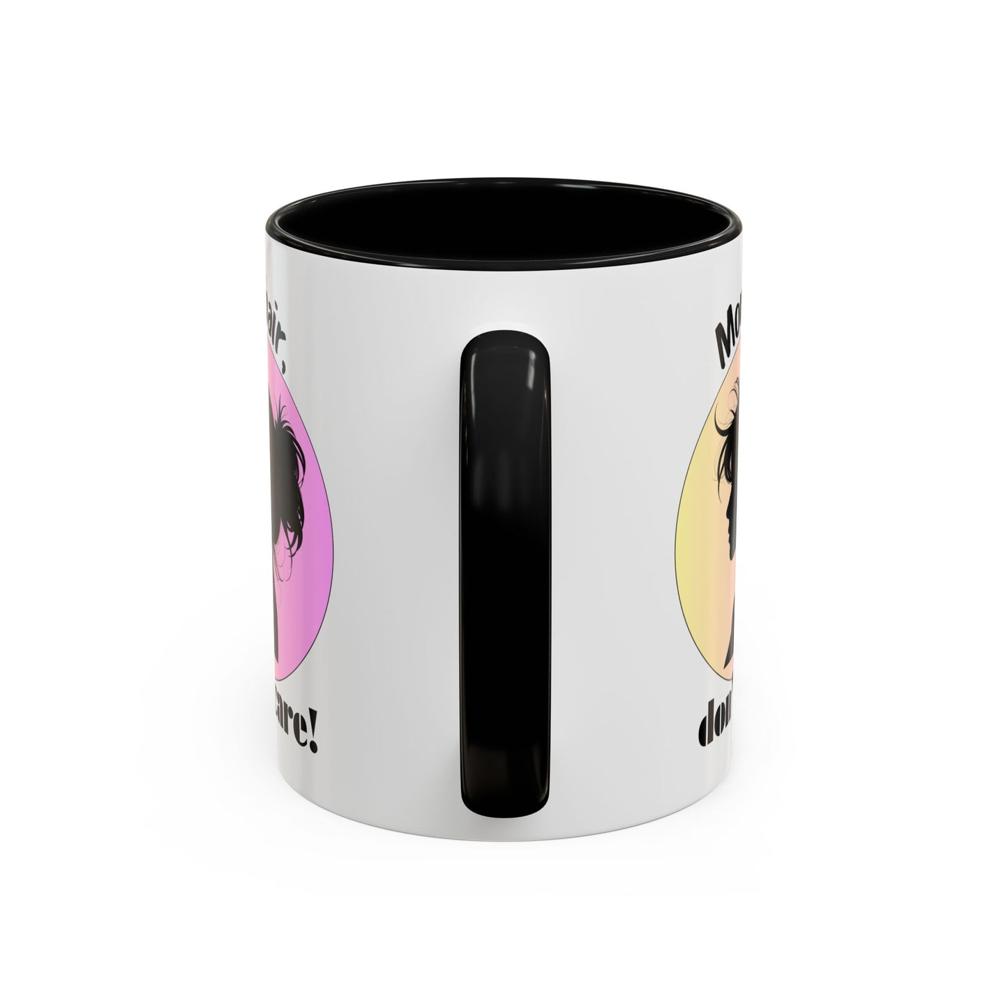 Mom Hair Coffee Mug - Stylish Gift for Moms, Caffeinated Humor Mug, Cute Kitchen Decor, Sweet Gift for Mother's Day, Funny Coffee Cup