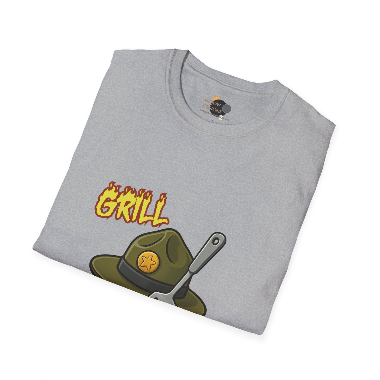 Grill Sergeant Unisex T-Shirt | Fun BBQ Gift, Casual Summer Wear, Cooking Enthusiast Tee, Father's Day Present, Outdoor Apparel