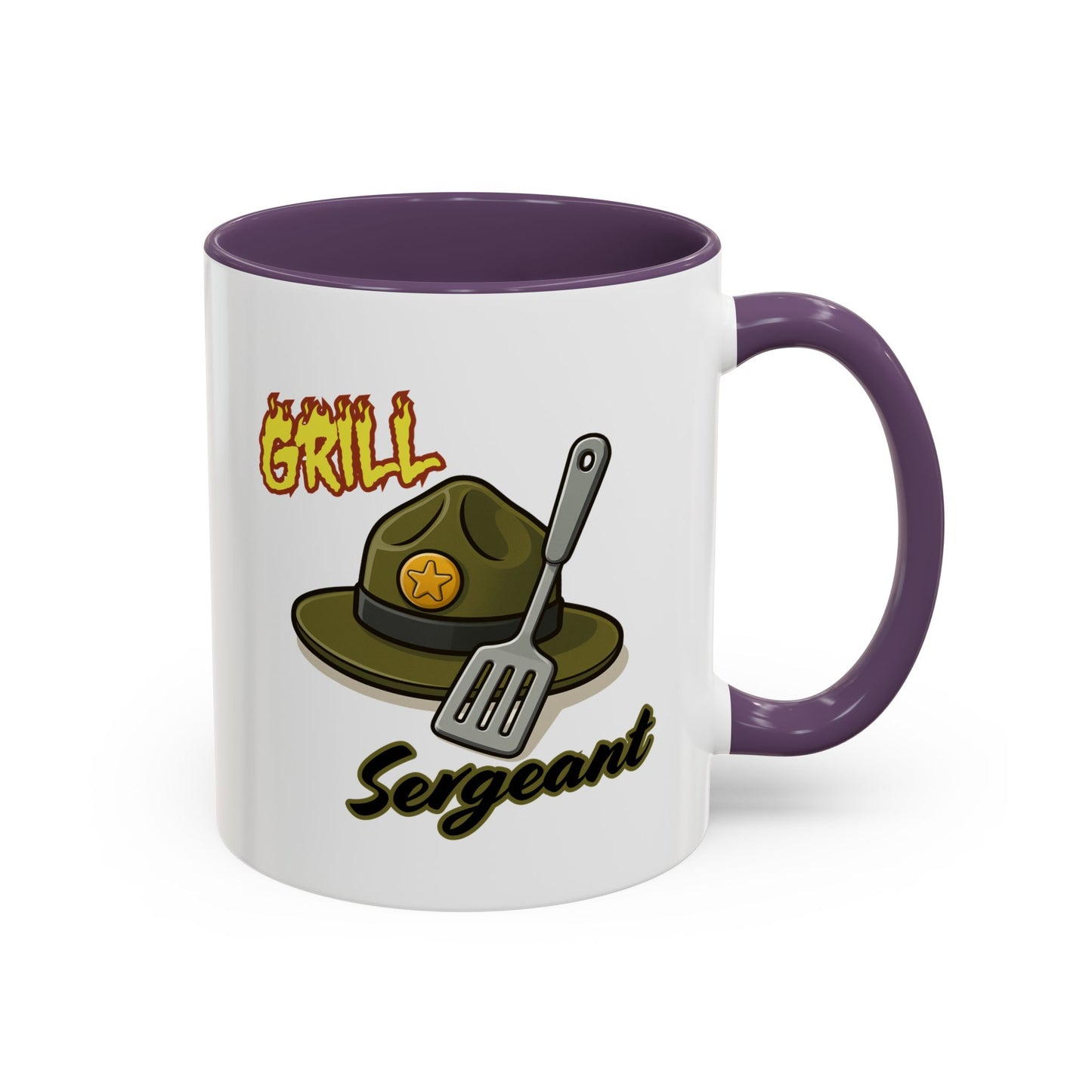 Grill Sergeant Coffee Mug | Funny Cooking Gift | Dad Mug | BBQ Lover Gift | Kitchen Decor | Father's Day Gift