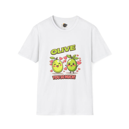 Olive You So Much T-Shirt — Cute Kawaii Olive Couple Valentine Tee
