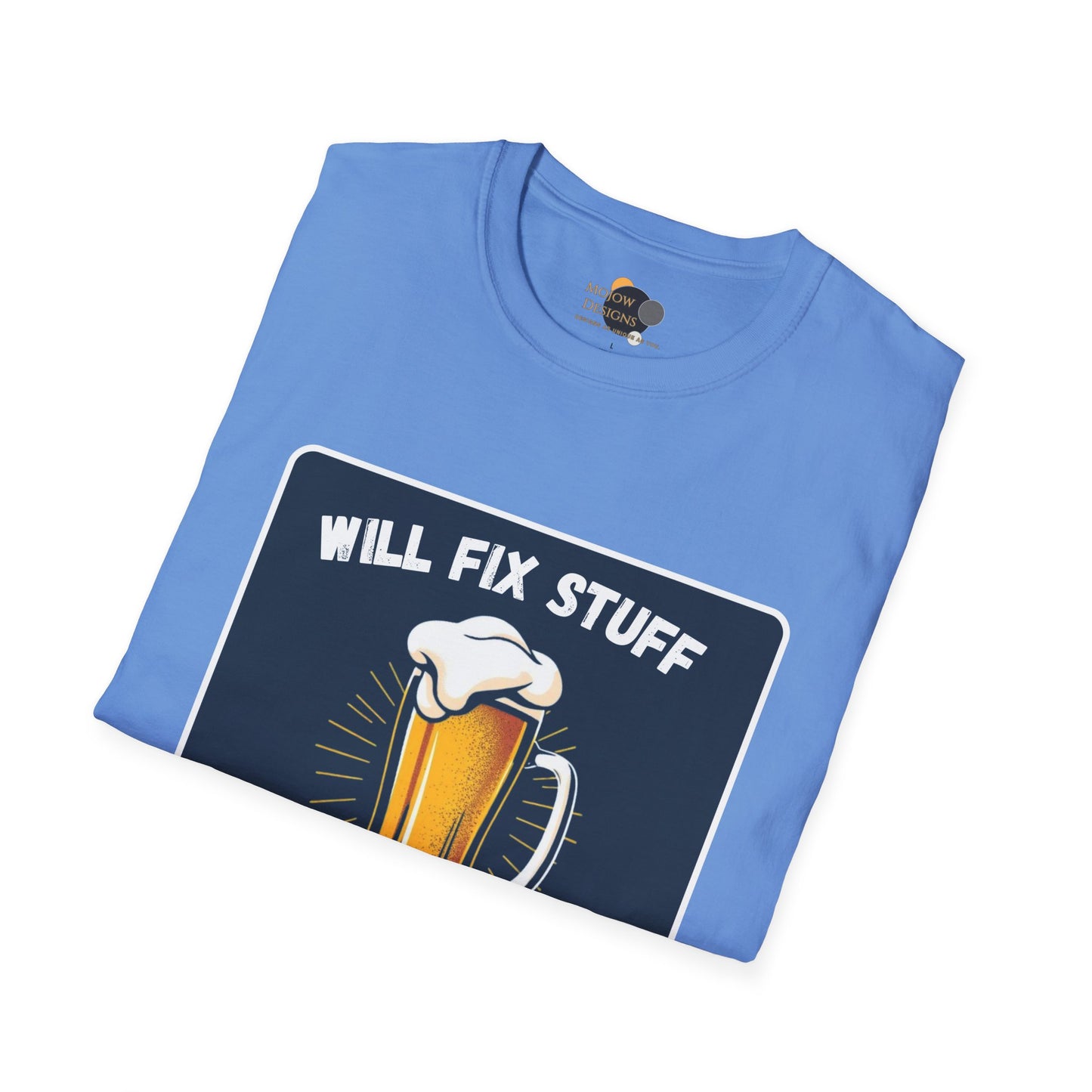 Funny Beer Fix Shirt | Unisex Softstyle Tee for Beer Lovers, Great Gift for Father's Day, Birthdays, Casual Wear, DIY Enthusiasts