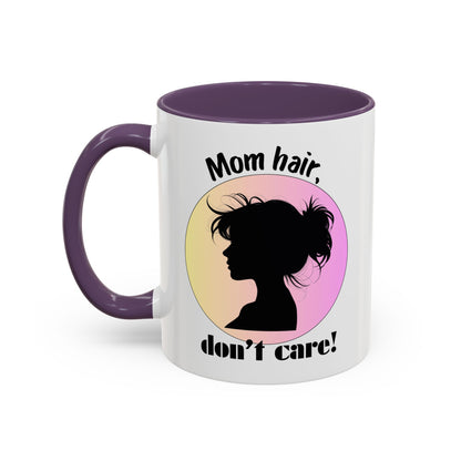 Mom Hair Coffee Mug - Stylish Gift for Moms, Caffeinated Humor Mug, Cute Kitchen Decor, Sweet Gift for Mother's Day, Funny Coffee Cup