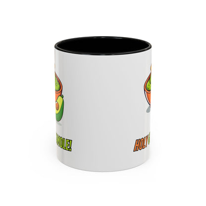 Holy Guacamole Coffee Mug, Fun Avocado Tea Cup, Quirky Kitchenware, Unique Gift for Food Lovers, Vibrant Drinkware