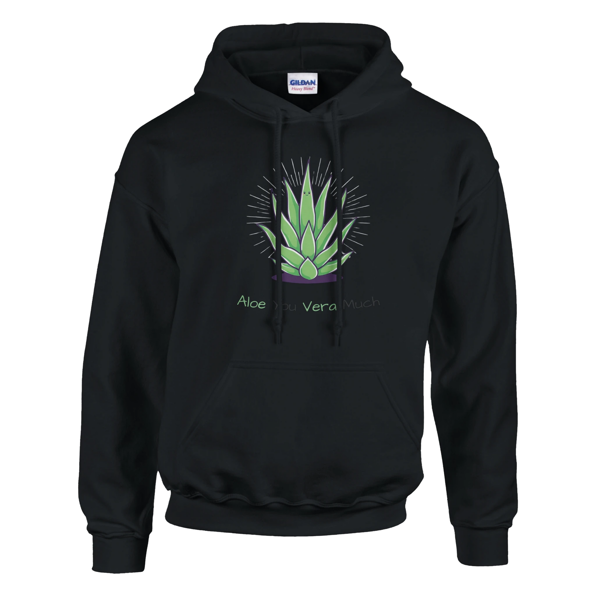 Aloe You Vera Much Classic Unisex Pullover Hoodie Black