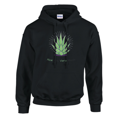 Aloe You Vera Much Classic Unisex Pullover Hoodie Black
