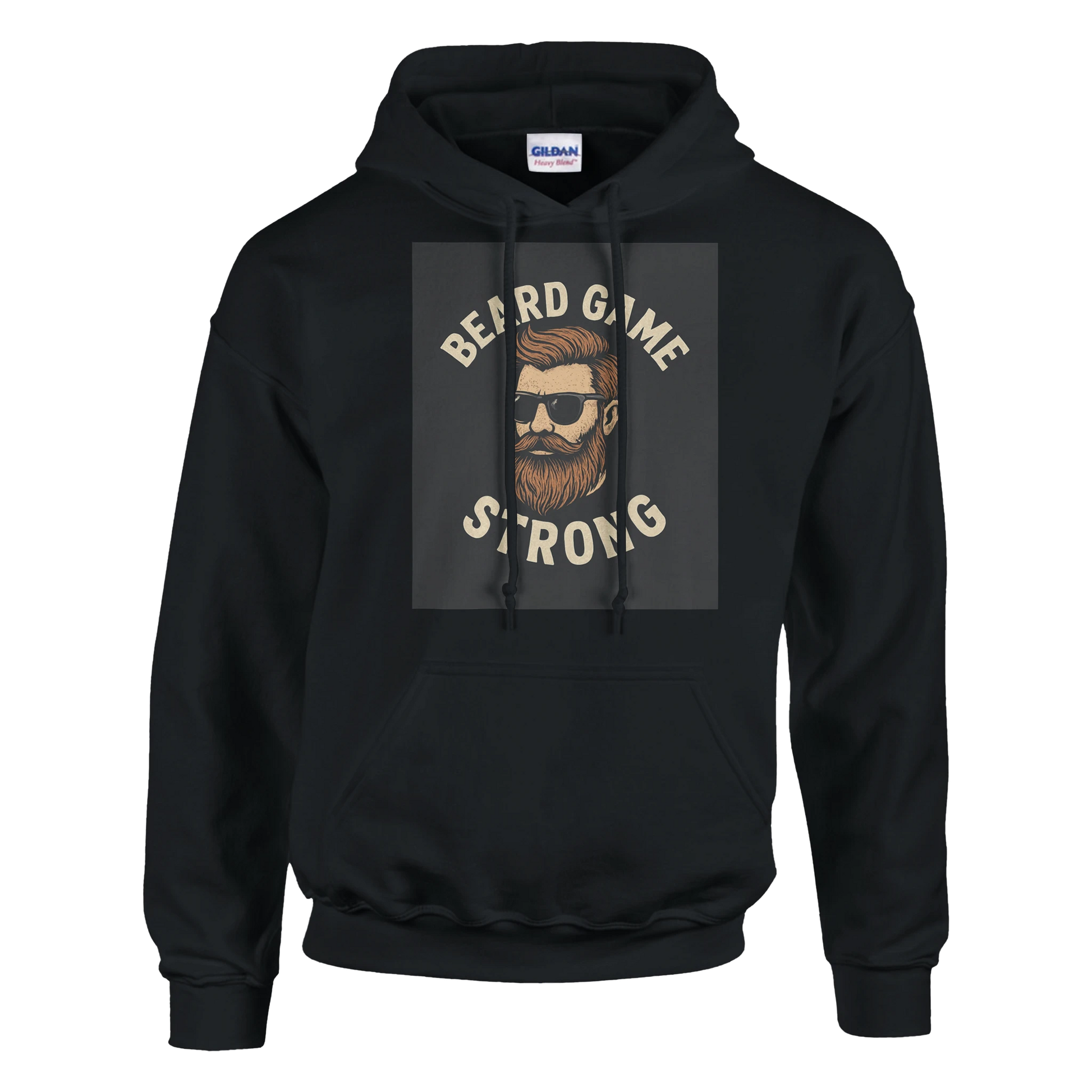 Beard game strong Classic Unisex Pullover Hoodie Black