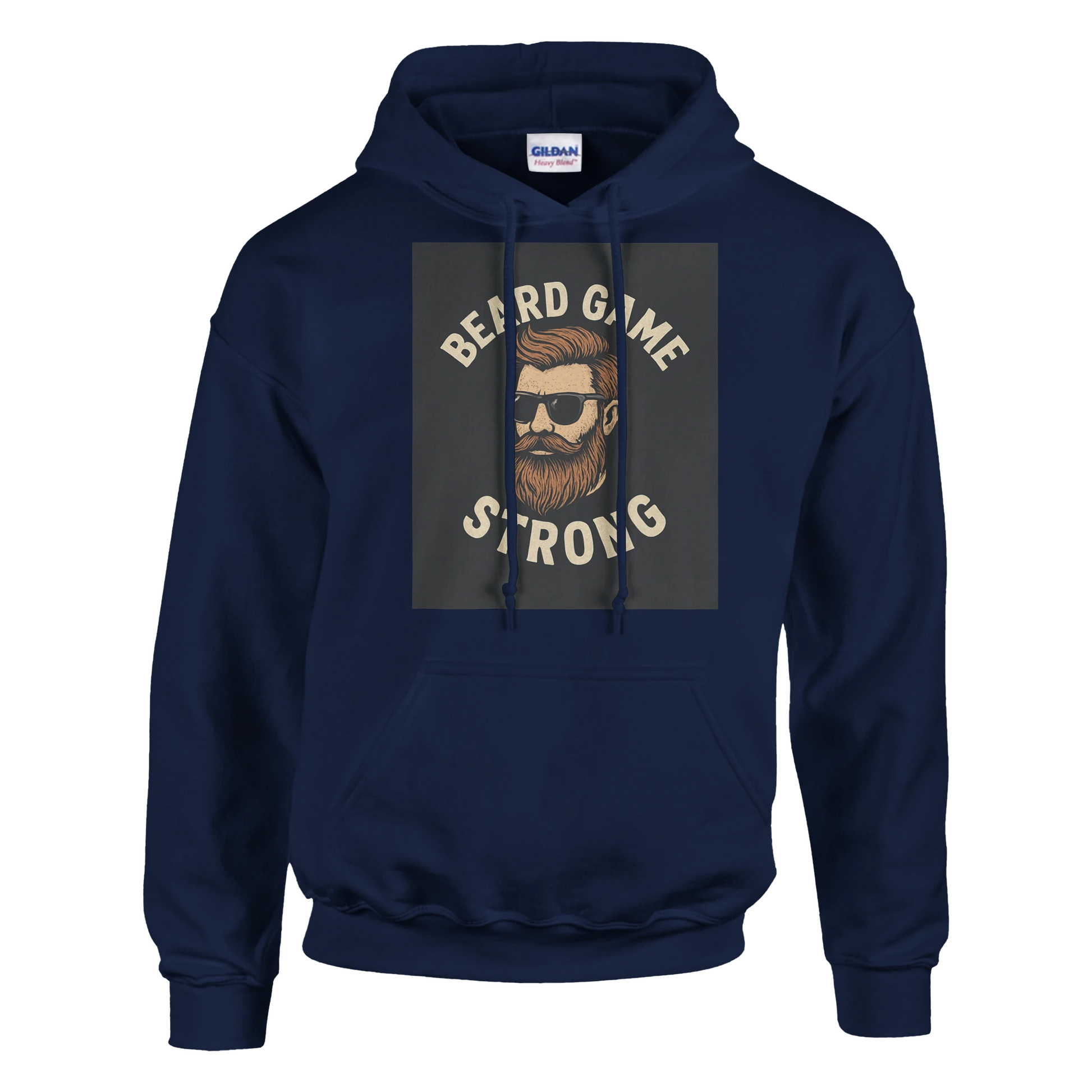 Beard game strong Classic Unisex Pullover Hoodie Navy