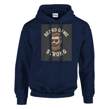 Beard game strong Classic Unisex Pullover Hoodie Navy