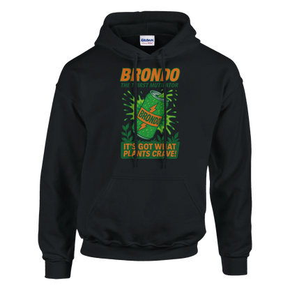 Brondo Classic Unisex Pullover Hoodie Black
