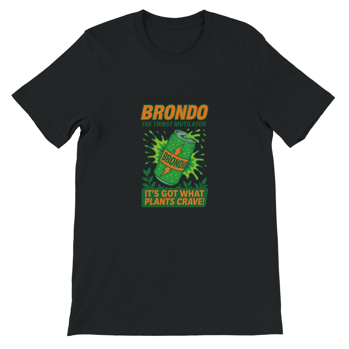 Brondo Premium Unisex Crewneck T-shirt Black