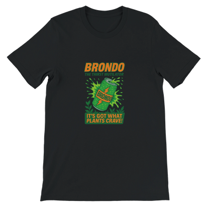 Brondo Premium Unisex Crewneck T-shirt Black
